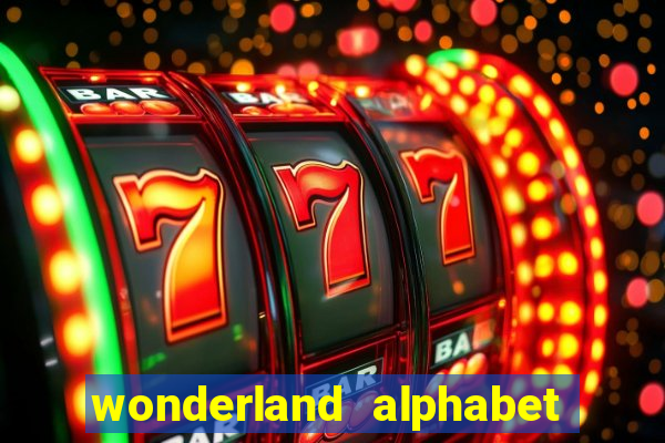 wonderland alphabet comic studio